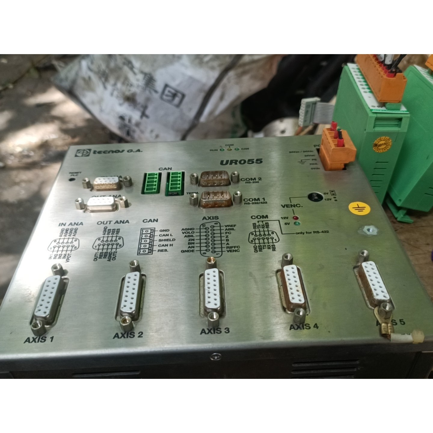 TECNOS G.A.银瑞UR055玻璃切割机控制器H2UR议价产品