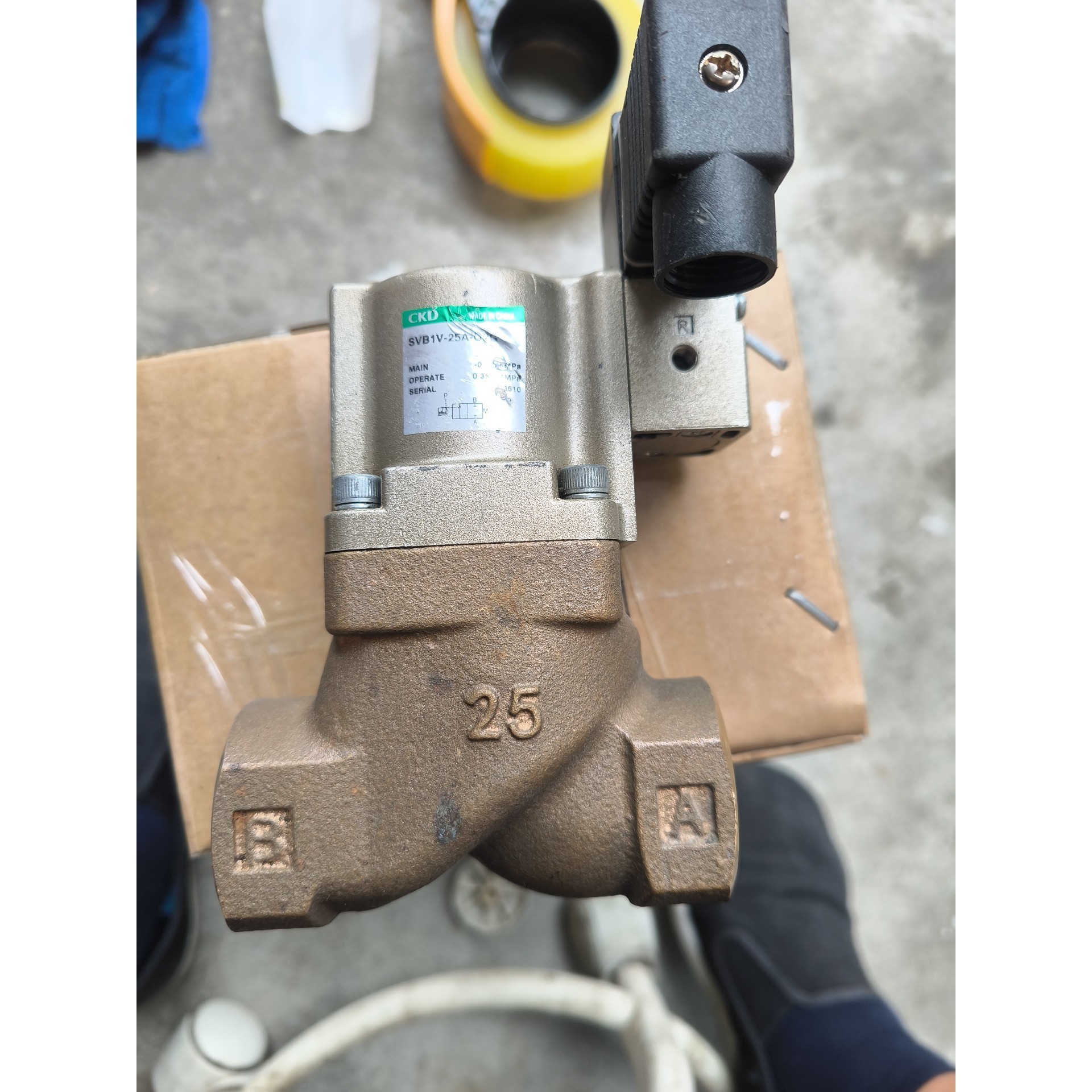 日本原装CKD电磁阀SVB1W-25A-O2G议价产品