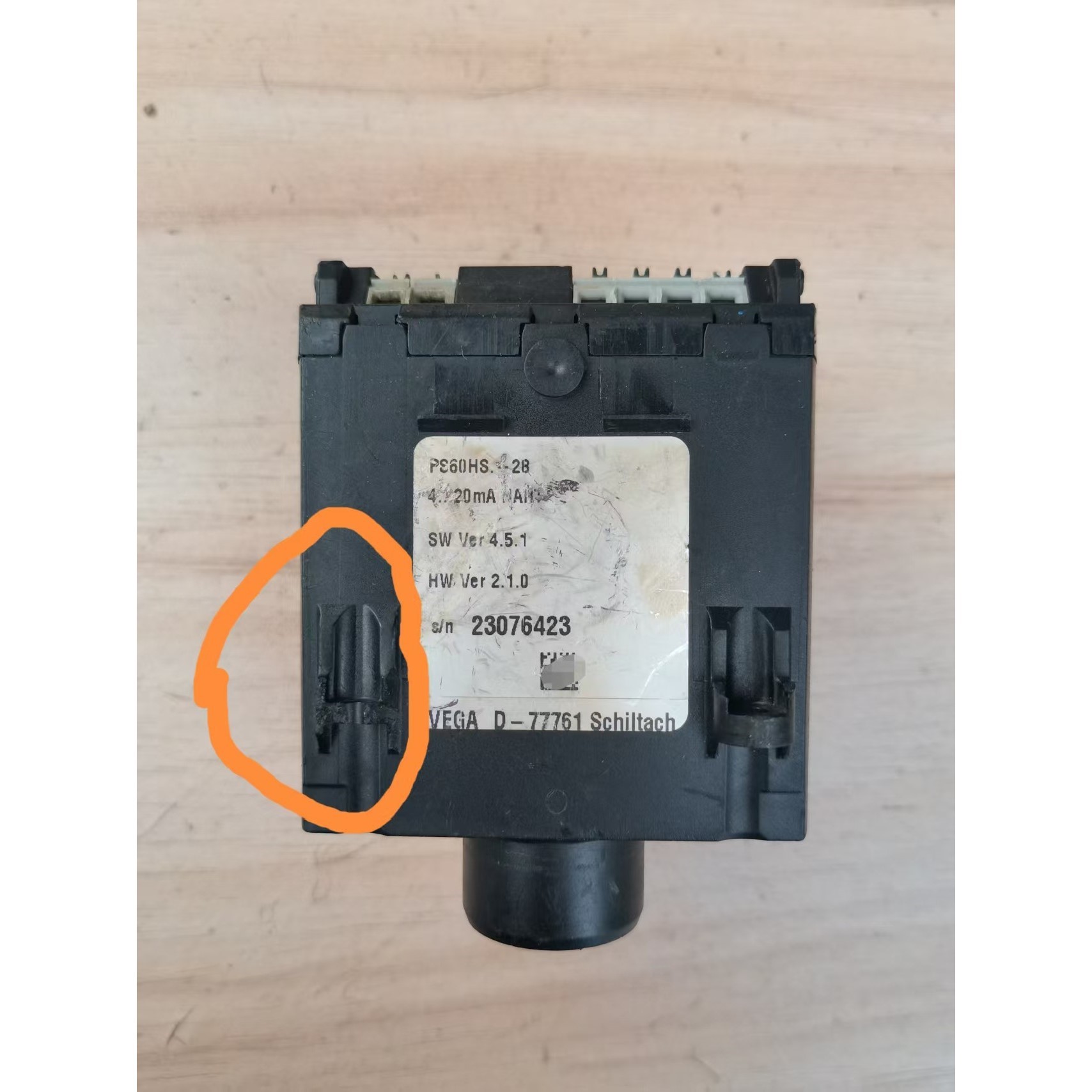 闲置 VEGA电子芯 PS60HS-28模块,图片为实物拍摄议价产品