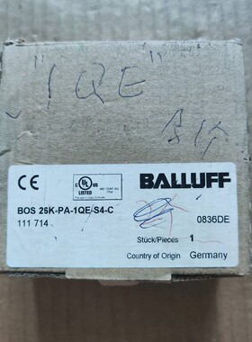 BOS008M 巴鲁夫 传感器 BOS 26K-PA-1QE-S4-C 全新 A38*议价产品