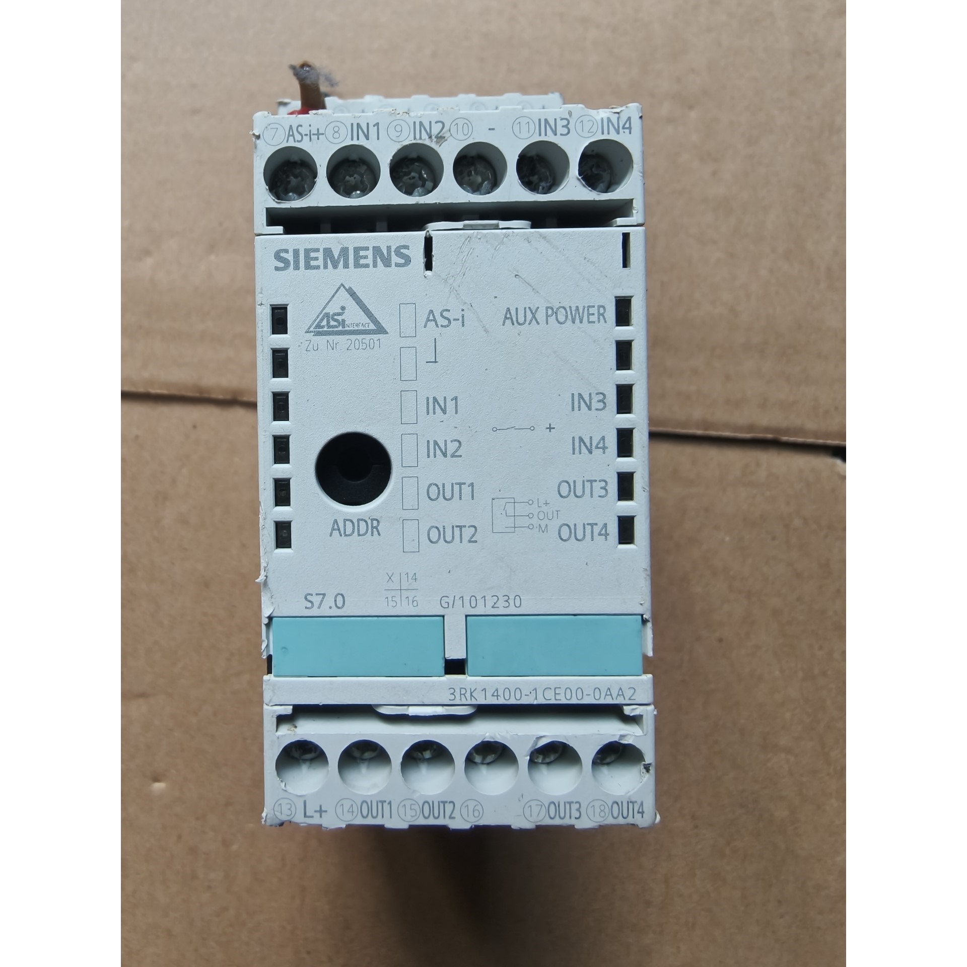 AS接口模块3RK1400-1CE00-0AA2,4输议价产品