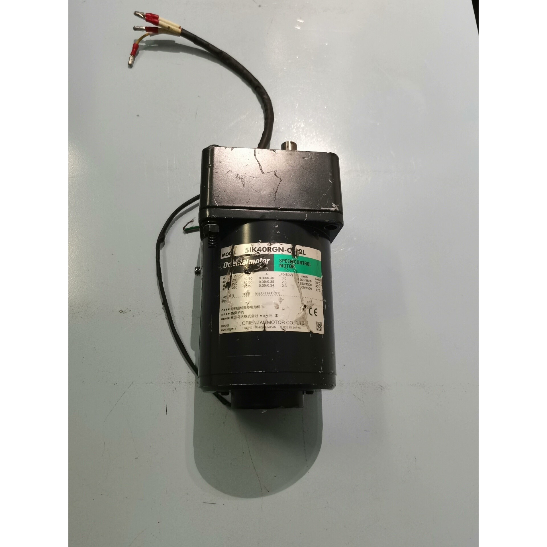 日本东方马达5lK40RGN-CW2L/5GN9KF,实物拍议价产品