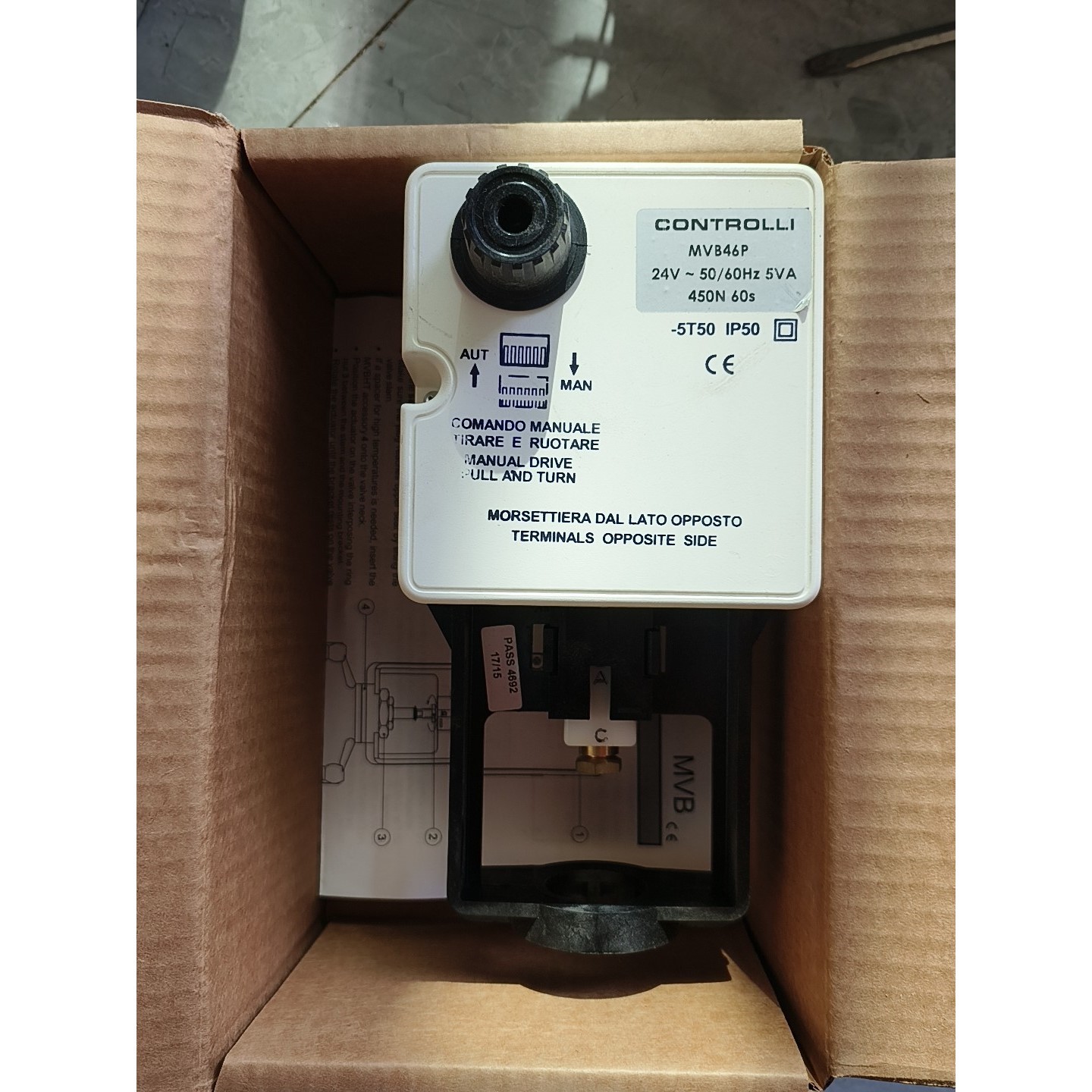 原装德国CONTROLLI     水阀执行器MVB46P议价产品