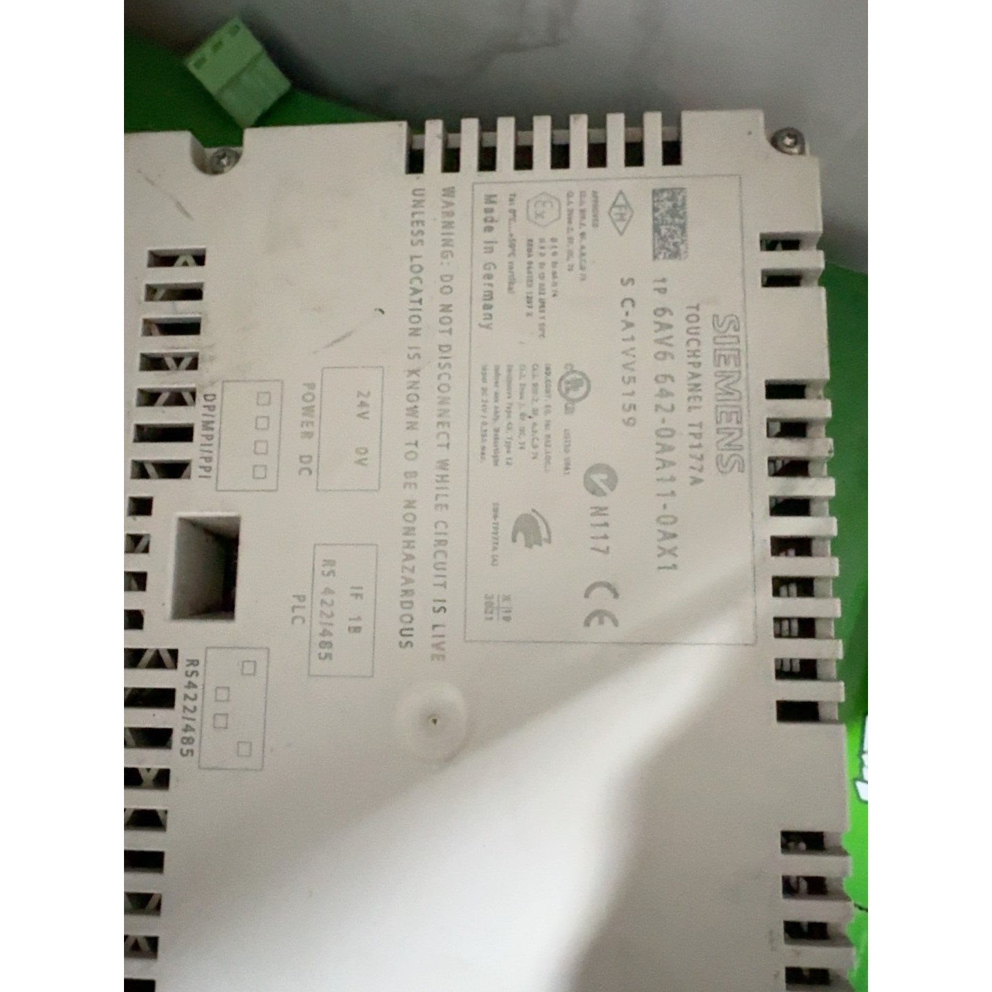 触摸屏TP177A,型号 642-0AA11-议价产品