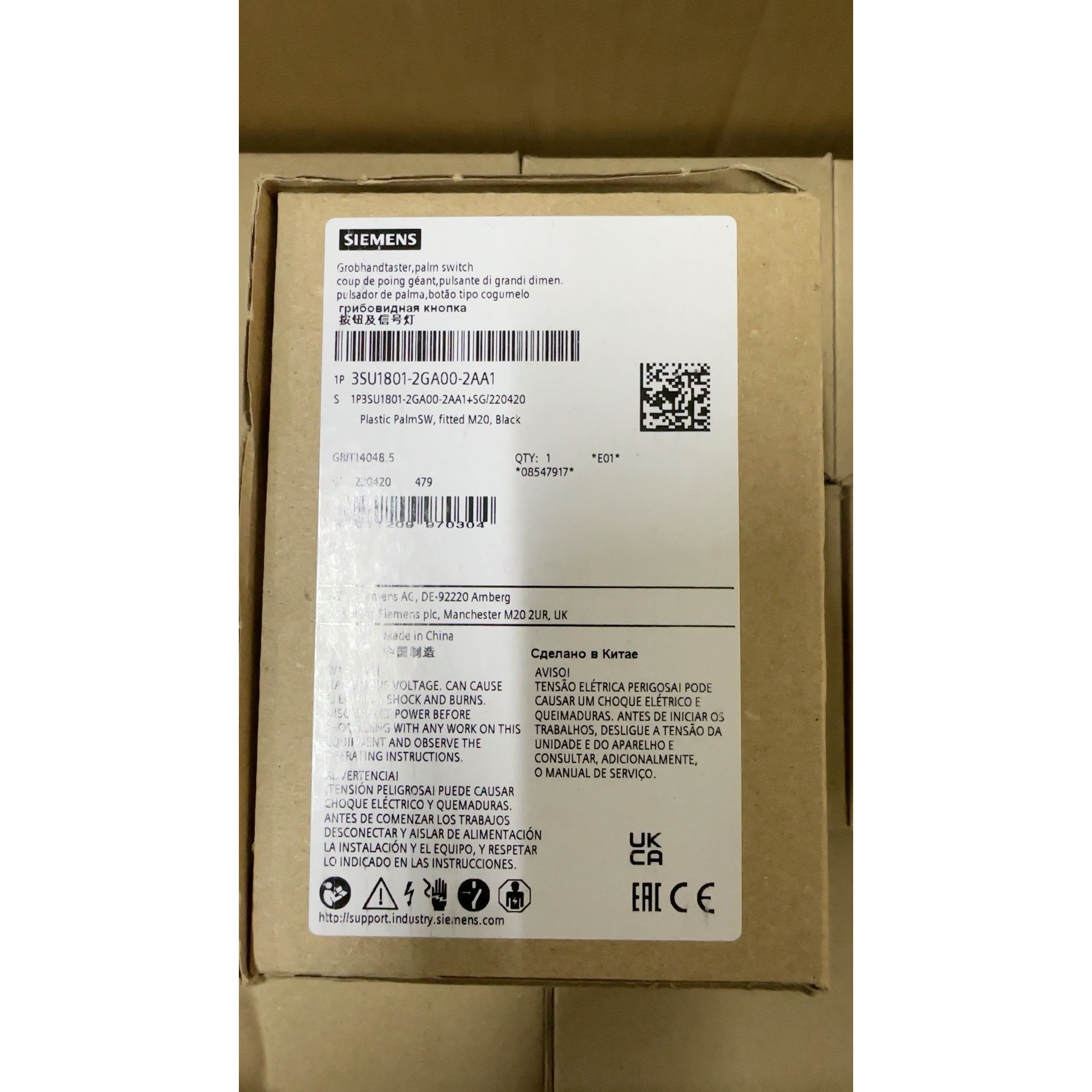 全新原装大头按钮3SU1801-2GA00-2AA1数议价产品