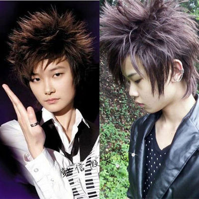 懿信学生型斜刘海爆炸假发