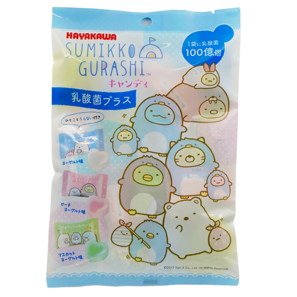 【恩雅家】早川制果HAYAKAWA角落生物乳酸菌糖80g/袋日本进口零食