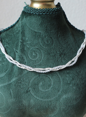 高品质日常气质施华珍珠甜美项链(颜色以托盘里照片为主）