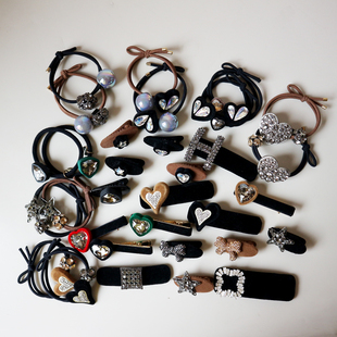 年货节预热 包邮 两件 秋冬高品质植绒发夹亏本12元