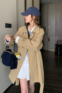 【 现 货 】 151 P125 K178 2025春季新款休闲风衣外套 女图片