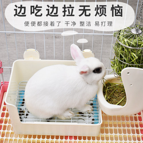 拉士格防喷尿宠物屎盆用品兔子