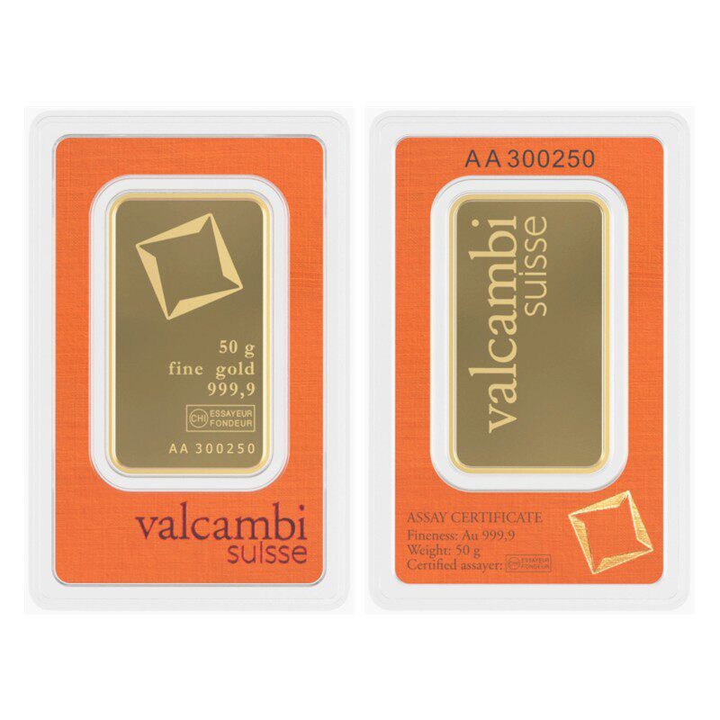 瑞士Valcambi 50g金条道具1:1复刻瑞士金条黄铜镀金金属摆件