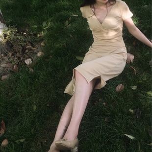 不规则半身裙 螺纹棉高腰半身裙 侧开叉 福利回馈款 晚时光秒杀