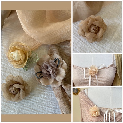 胸针发夹头饰花朵胸针