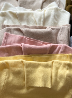 晚时光 10.9 多色软糯针织纯色高领毛衣 修身显白针织打底衫上衣