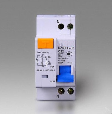 DZ30LE-32断路器1P+N 32A漏电保护器 家用照明漏电开关 空气开关