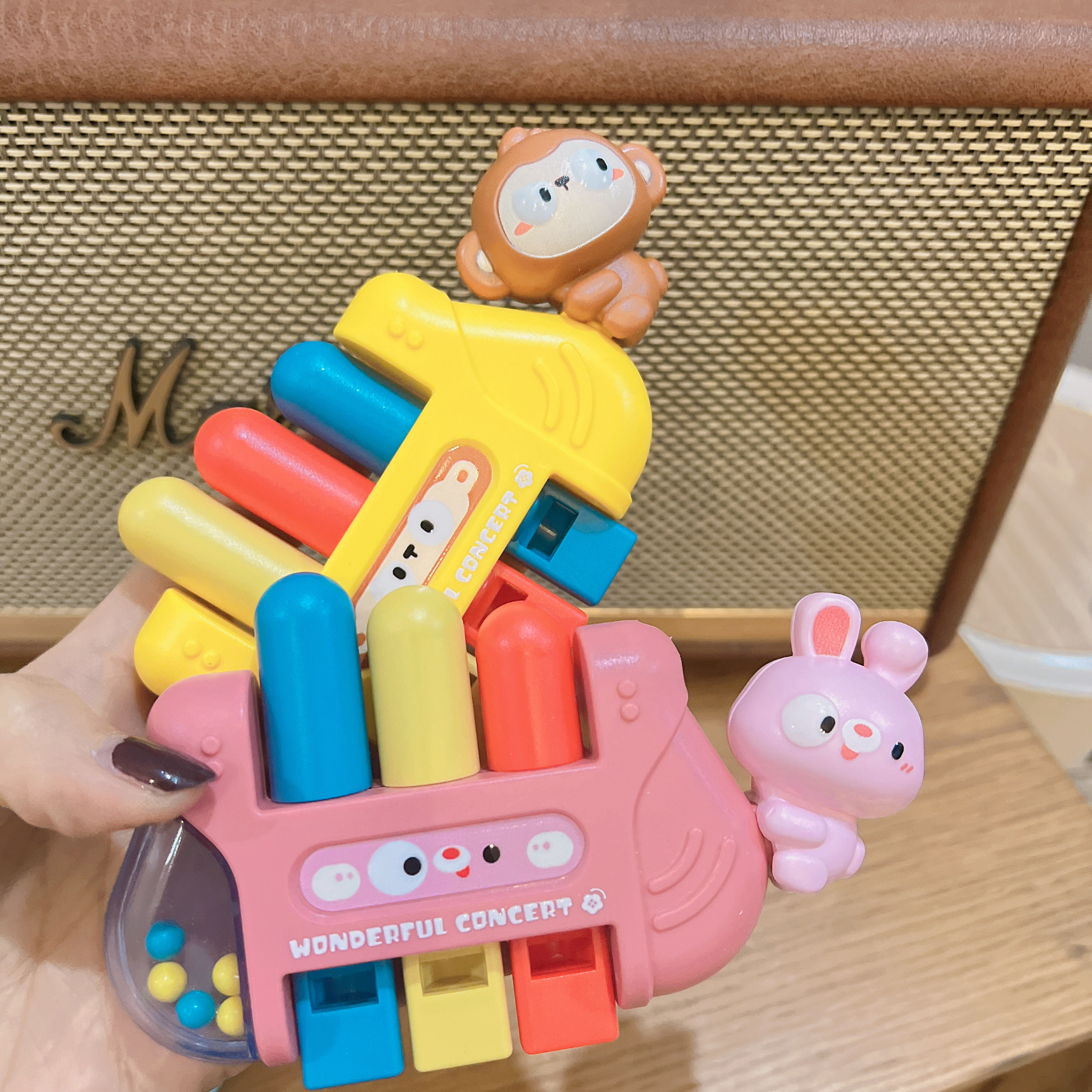 儿童音乐彩虹排笛排箫儿童笛子口哨玩具宝宝音乐吹奏益智可吹乐器