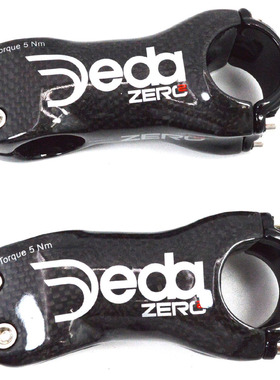 DEDA全碳纤维山地公路自行车立管 3K碳纹把立6度17度前叉管28.6mm