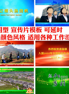 EDIUS宣传片模板可用于多种行业的ED活动纪实片工作汇报片模板