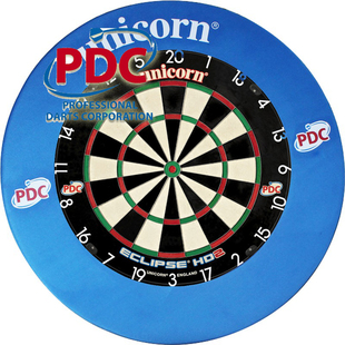 英国unicorn/独角兽HD2刀网麻靶PDC比赛用飞镖盘国际标准18寸麻靶