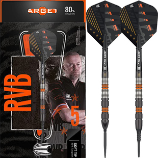 TARGET探极飞镖RVB 80 BLACK 范巴尼5次世界夺冠钨钢飞镖比赛专用