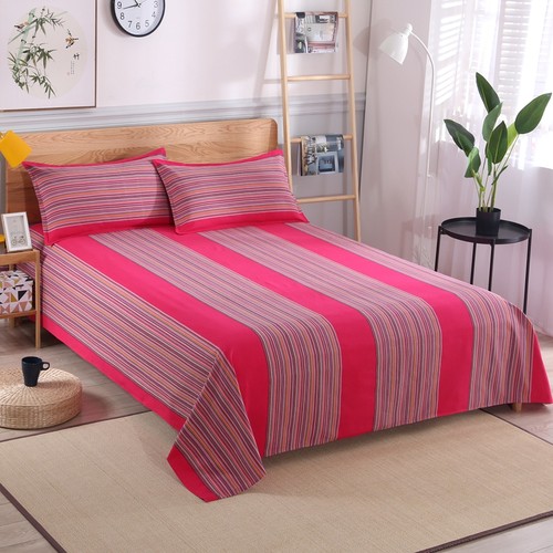 传统经典！加厚纯棉老粗布床单