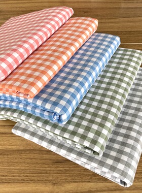 纯棉老粗布床单单件加厚加密100全棉学生宿舍双人棉麻小格子被单