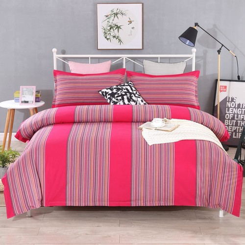 山东老粗布四件套加厚纯棉