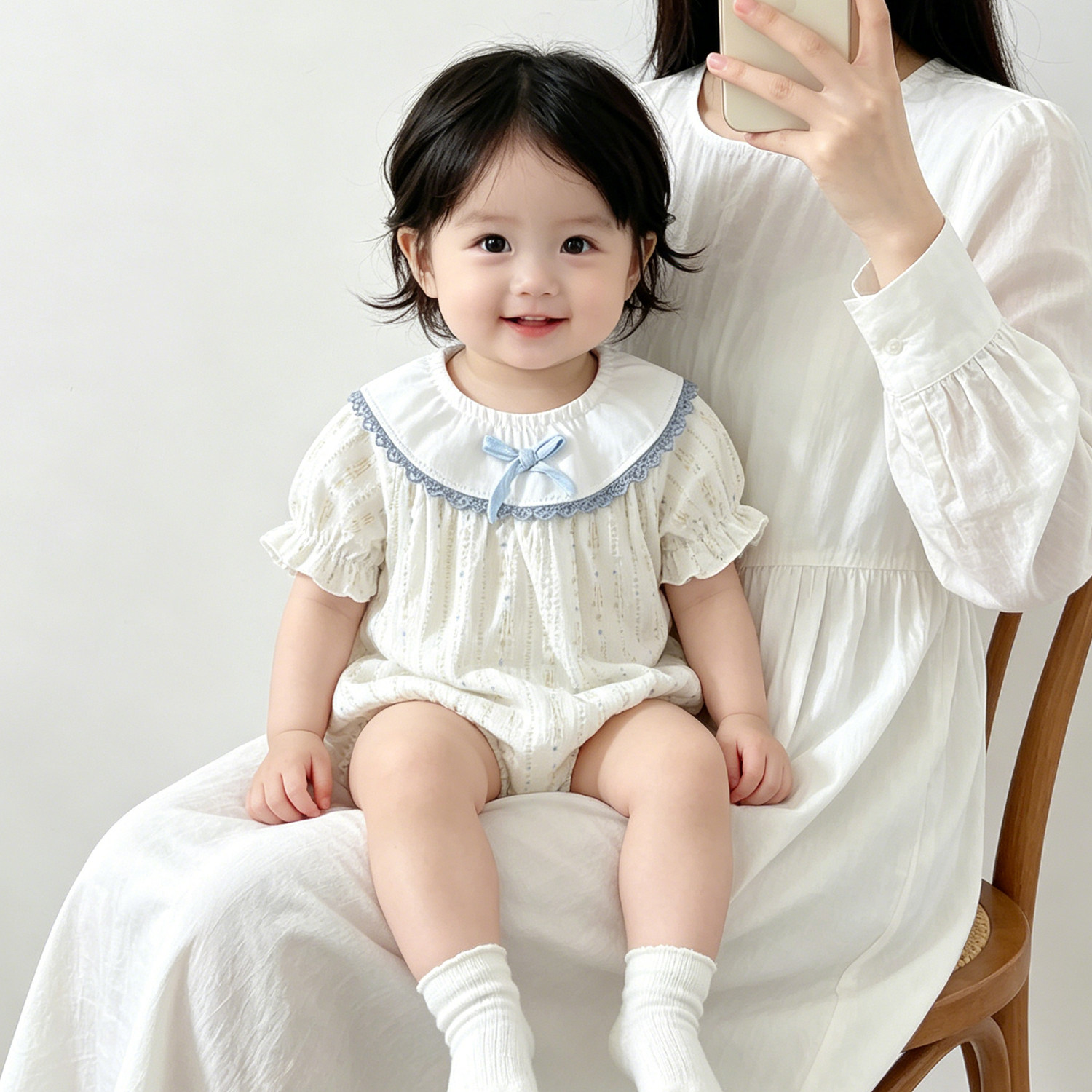 0-12个月女宝宝纯棉透气哈衣夏季