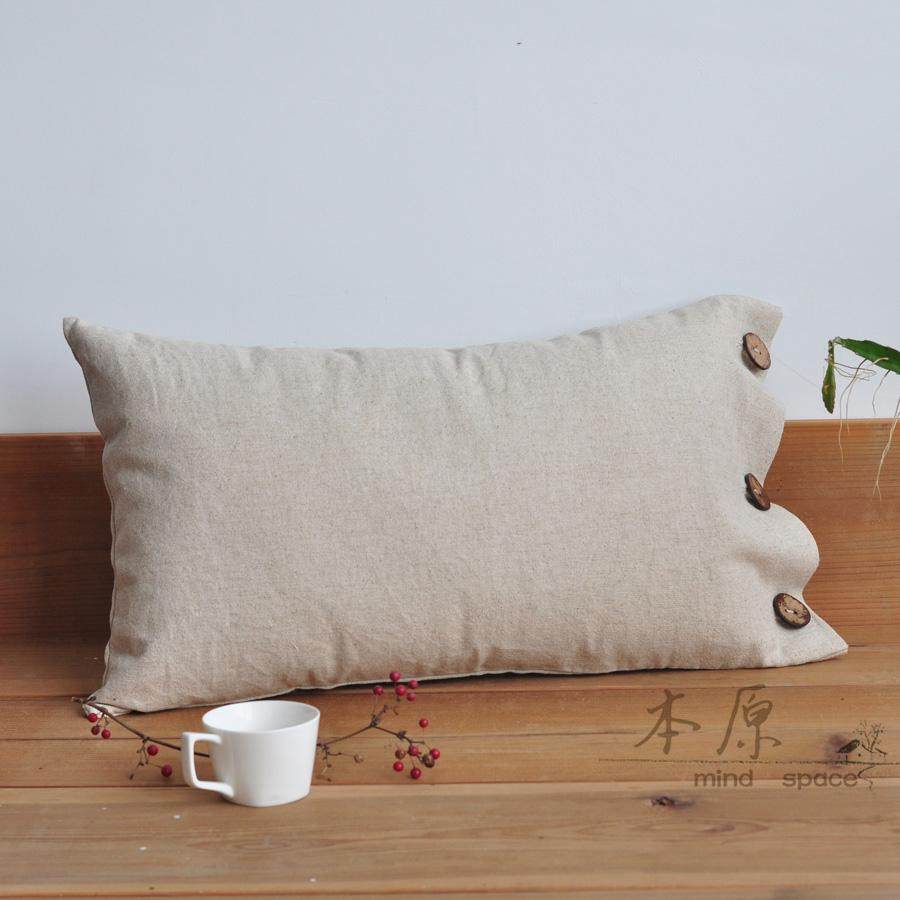 本原亚麻沙发抱枕套靠枕靠垫腰枕不含芯客厅办公室床头汽车家用,居家布艺,腰靠垫,淘宝优惠券,粉丝福利购,淘宝优惠卷
