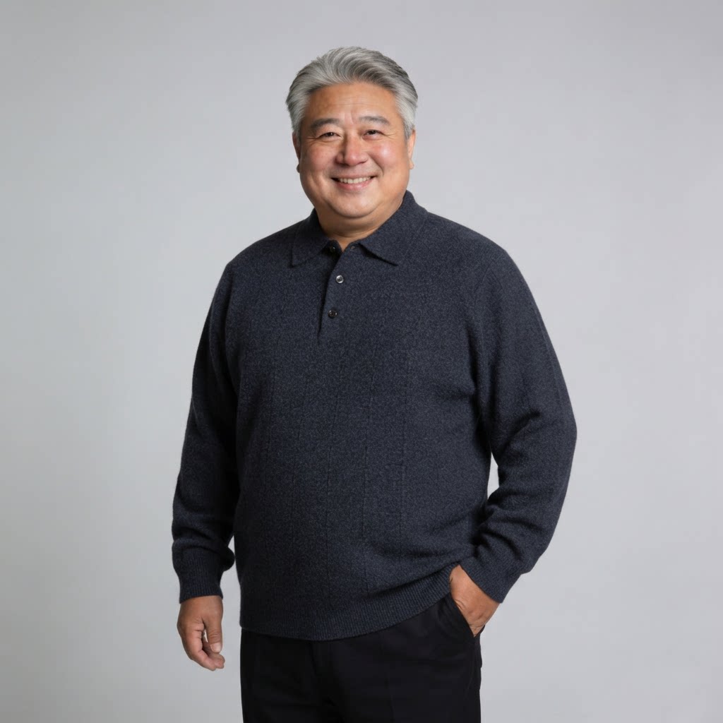 高档 中老年爸爸加肥加大码男士毛衣胖子宽松绵羊毛衫针织衫羊绒