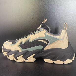 安踏磐石丨休闲鞋男鞋2024冬款潮流运动厚底增高老爹鞋112448865