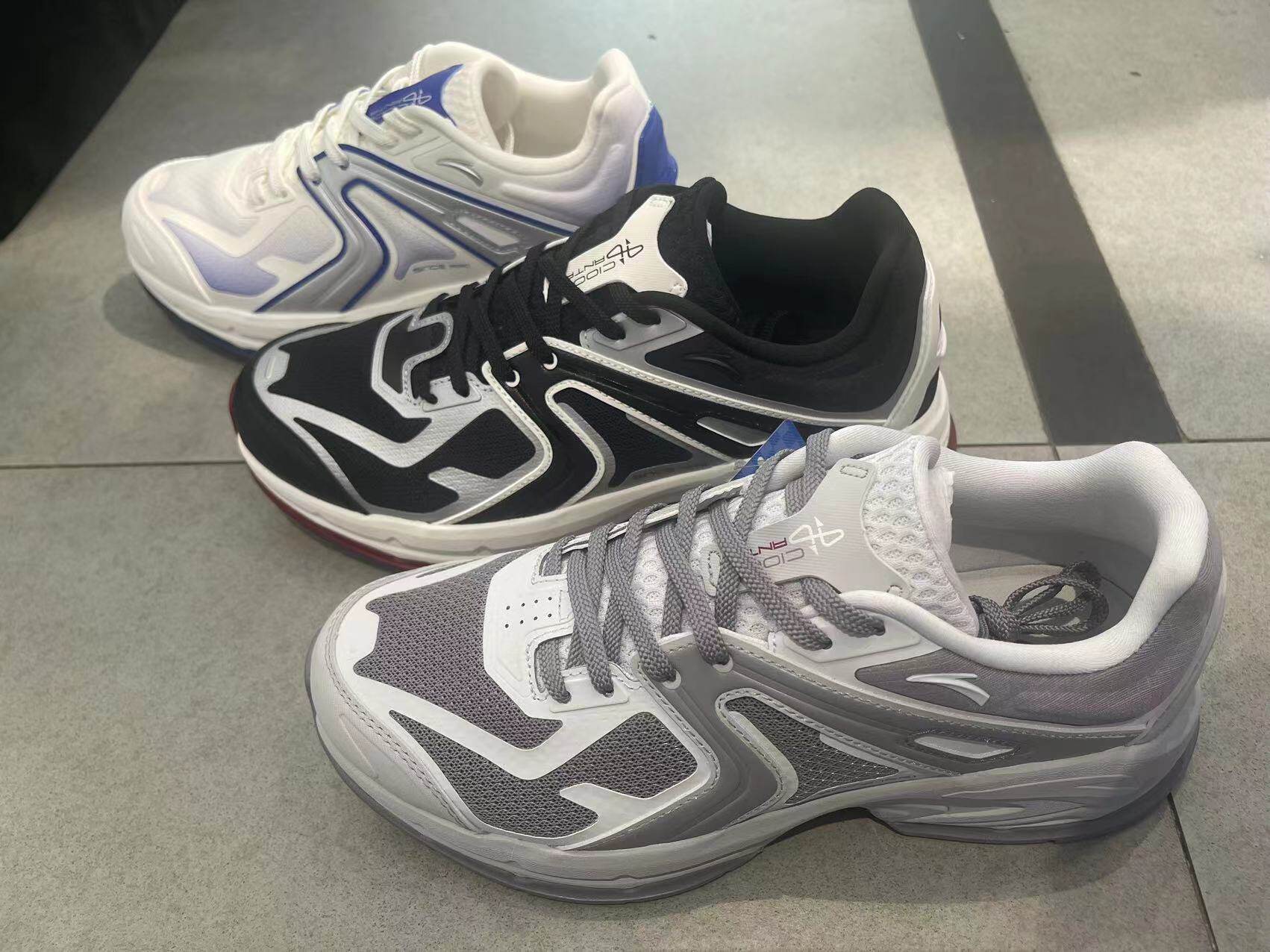 安踏千禧冰河丨休闲鞋男鞋2023秋款厚底复古运动老爹鞋112338881