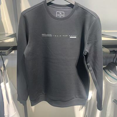 安踏2025秋圆领长袖运动套头卫衣