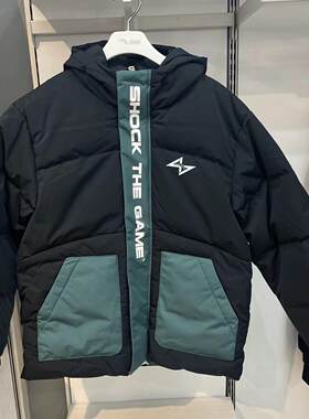 安踏2024冬男大童双面穿羽绒服