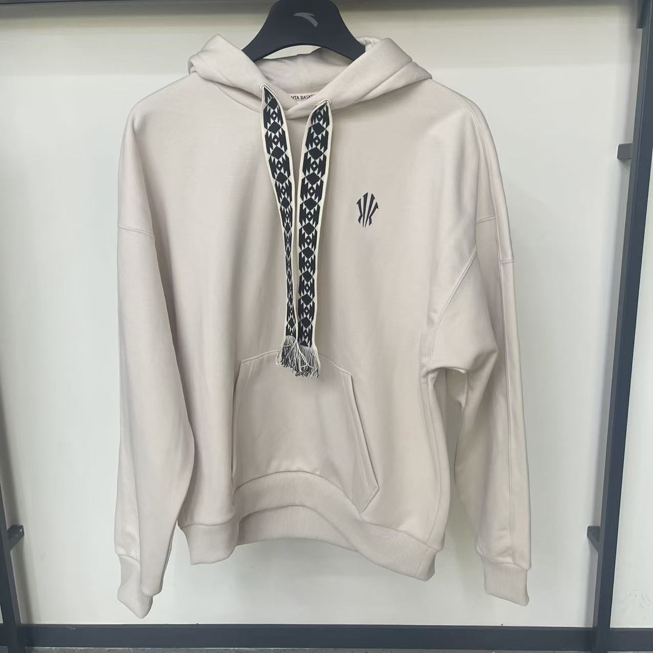 安踏2025冬欧文加绒篮球连帽卫衣