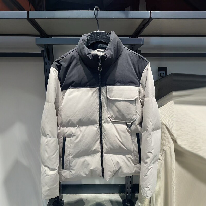 安踏2024冬防水保暖男立领羽绒服图片