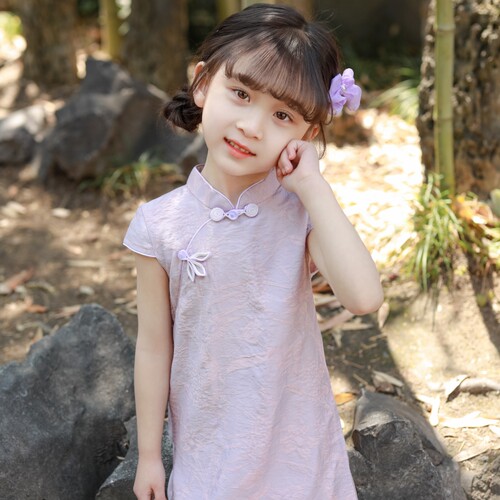 叙罗儿童旗袍夏季改良汉服