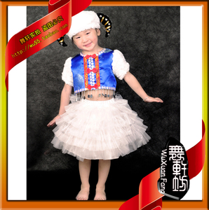 舞轩坊 幼儿园舞会服装儿童表演服装 卡通小白羊动物服装小绵羊