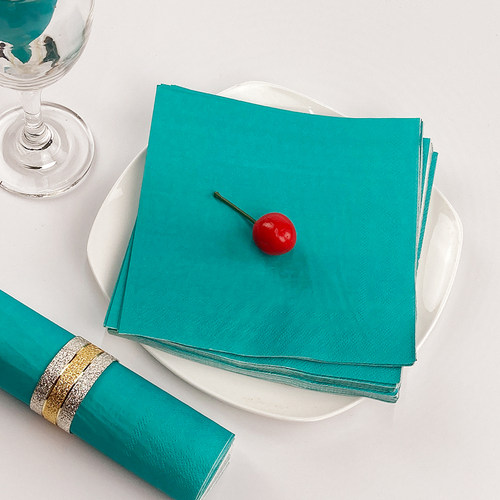 高档轻奢三层20张蒂芙尼蓝餐巾纸