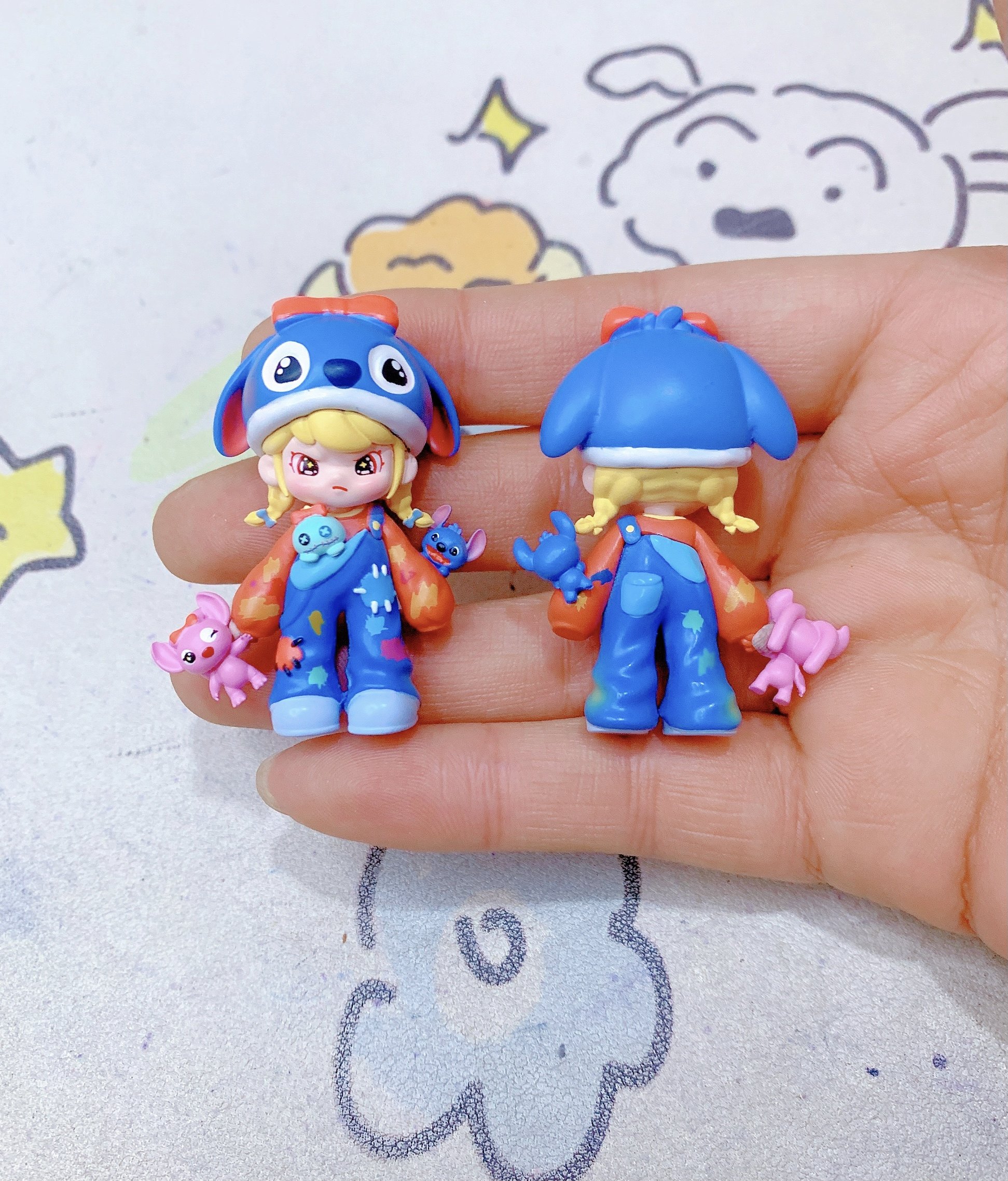 散货二创PU史迪仔安琪Dora大表姐公仔配件