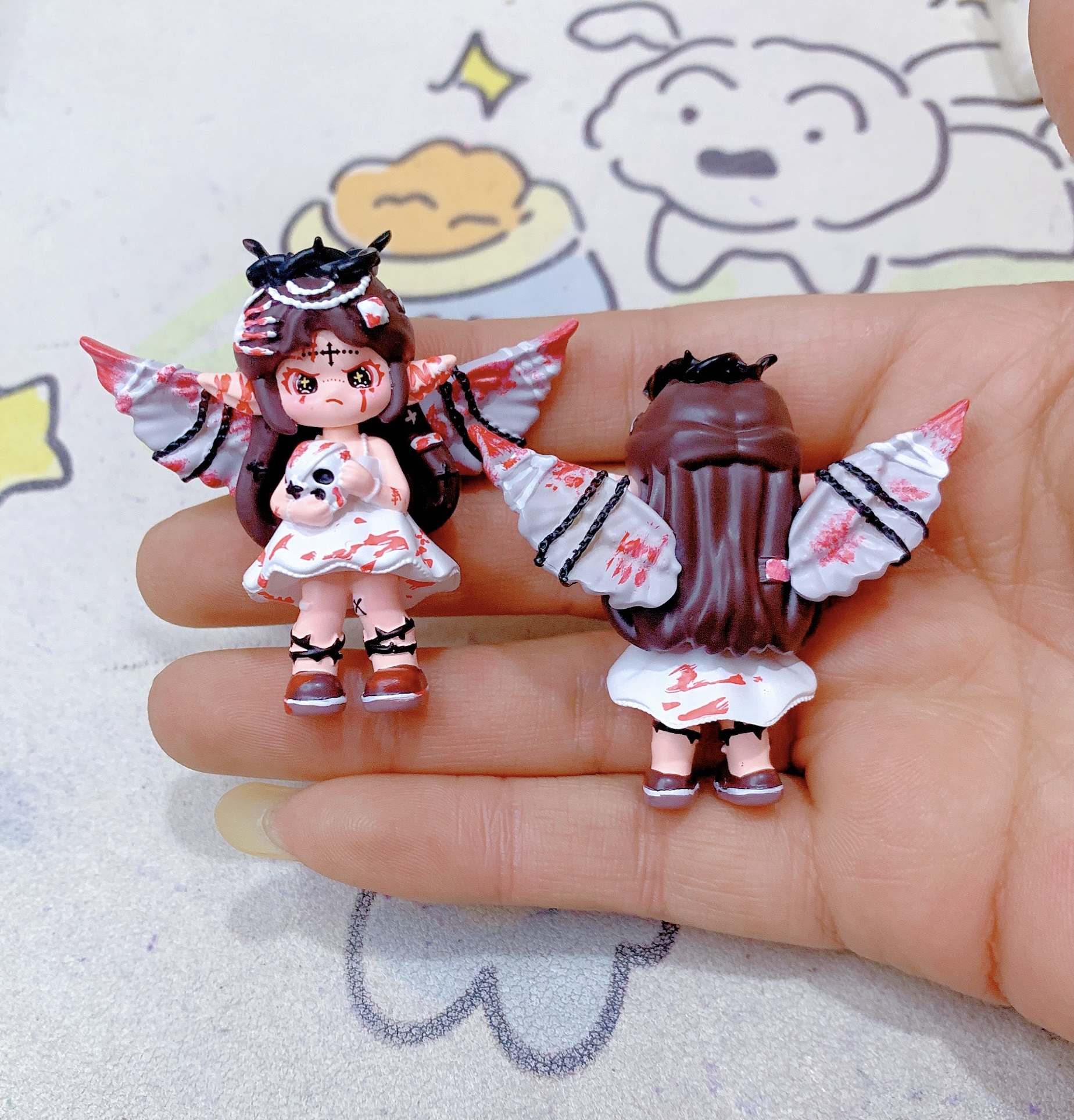 散货二创PU暗黑精灵天使Dora大表姐公仔配件