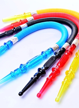 阿拉伯水烟配件水烟管伸缩便携水烟管shisha hose酒吧专用水烟管