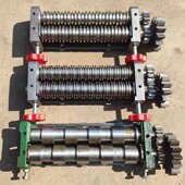 白水压面条机面刀刀头配件圆面刀板面刀不锈钢面条机刀单刀两用刀