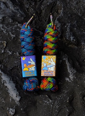 TIFIRE彩钛馆【暴躁兔子】钛合金坠子EDC伞绳尾坠挂坠尾刀坠