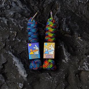 TIFIRE彩钛馆【暴躁兔子】钛合金坠子EDC伞绳尾坠挂坠尾刀坠