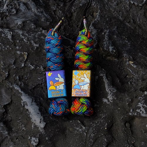 TIFIRE彩钛馆【暴躁兔子】钛合金坠子EDC伞绳尾坠挂坠尾刀坠