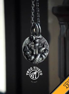 造物星球xfrogfinger925纯银吊坠