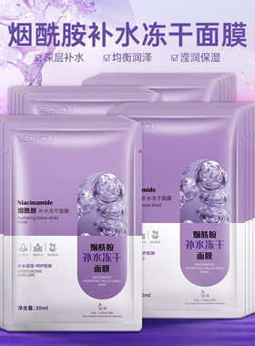 单片施逅烟酰胺补水冻干面膜补水