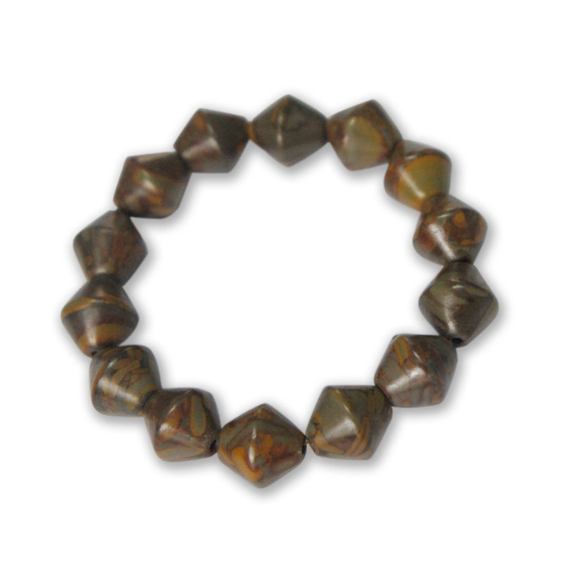 正品天然女娲石手链 穴位按摩石女娲五彩石保健石 净化水质防辐射